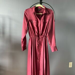 Raulph Lauren Burgundy Dress size 6